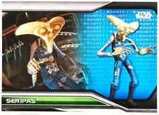 2021 Topps Star Wars Bounty Hunters SERIPAS B1-89 BLUE PARALLEL, See Pics!