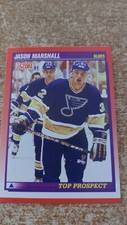 1991 1992 SCORE HOCKEY CANADIAN BILINGUAL JASON MARSHALL ROOKIES # 278