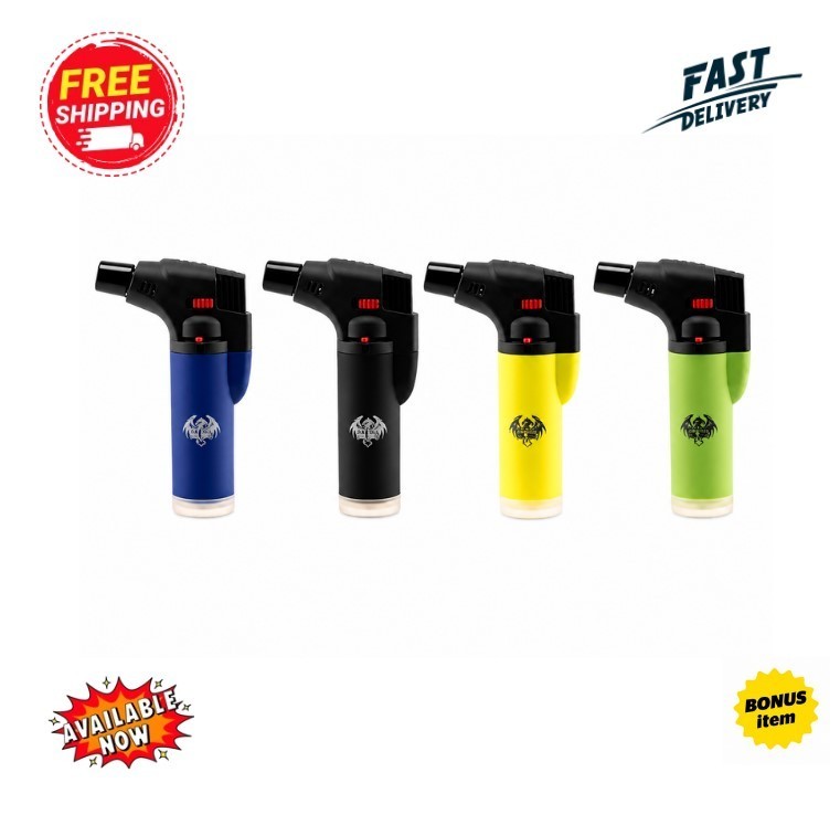 Bernie Mini Torch Lighter Adjustable Refillable Windproof Jet Flame