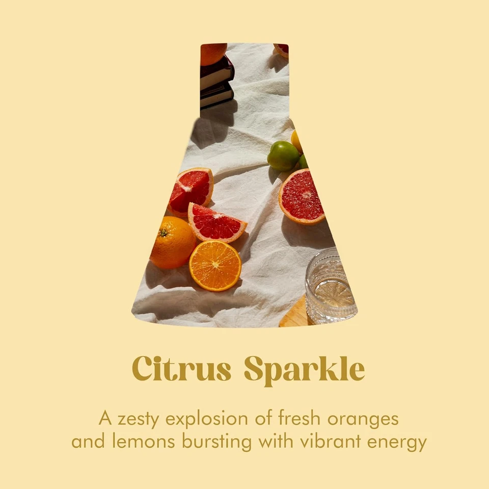 Reed Diffuser Set for Home, Citrus Scented Diffuser with 6 Diffuser Sticks, Home - Image 2 of 4