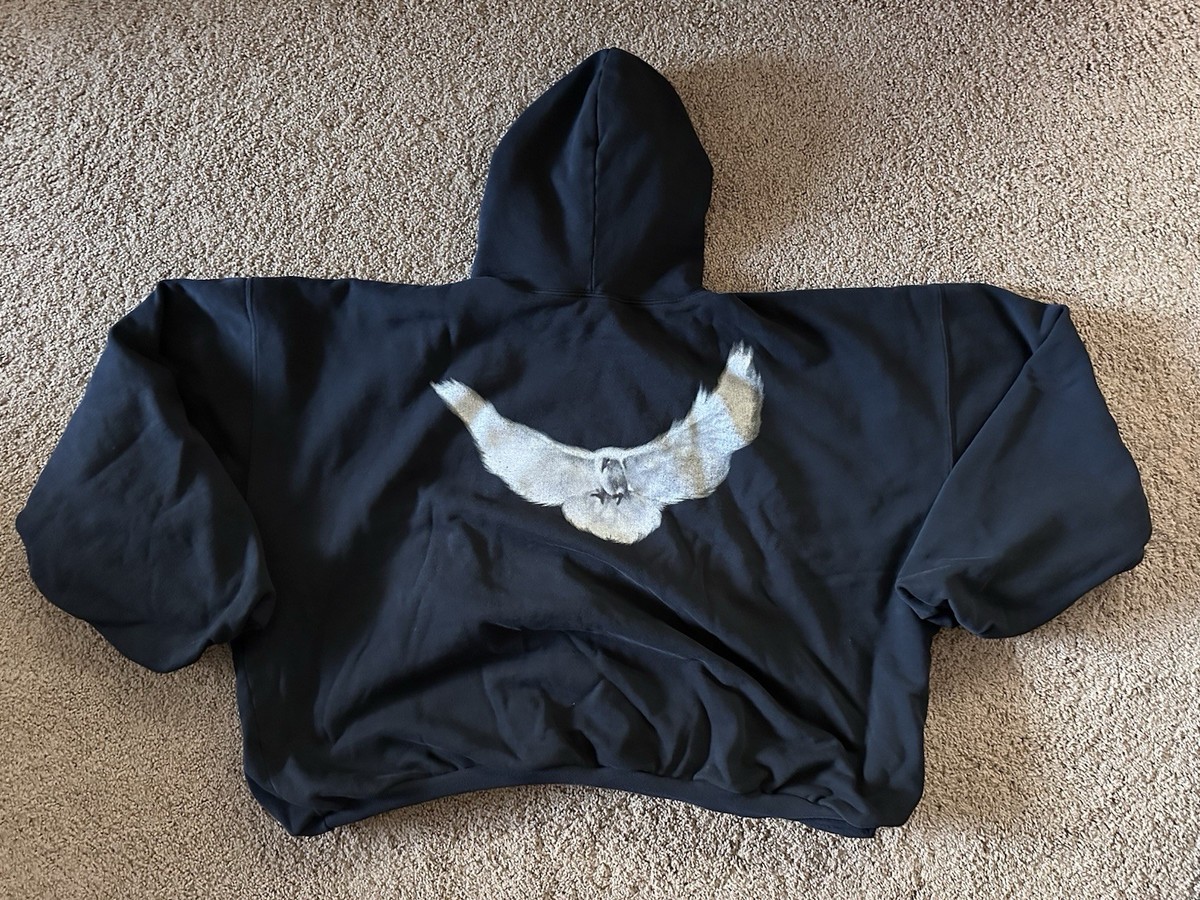 確実正規品 即日発送 yeezy gap dove hoodie S Yeezy Gap By Balenciaga】Dove Hoodie Washed Black / 追跡付 (YEEZY