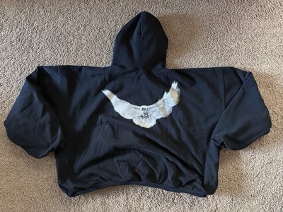 Size M fits XL - Yeezy Gap Sample Dove Hoodie Double Layer Black Size M fits XL - Yeezy Gap Sample Dove Hoodie Double Layer Black