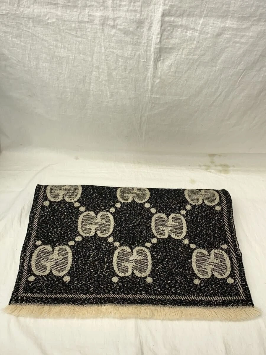 Foulard Gucci/laine/noir/motif intégral/femme/598993
