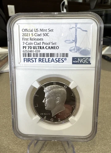 2021 S Proof Kennedy Half Dollar 50c NGC PF70 UC Coin-Clad-PF