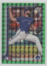 2025 Topps Chrome Green Geometric Refractor 65/99 Adam Kloffenstein #47 1b8c