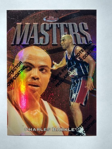 1997-98 Topps Finest Masters Charles Barkley Bronze Refractor - Houston Rockets