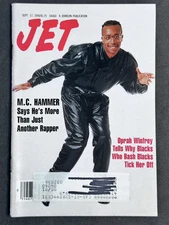Sept. 17, 1990 JET Magazine - Vtg. Back Issue - M.C. Hammer Cover