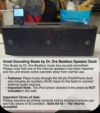 Beats by Dr. Dre Beatbox Black Wired Audio Do...