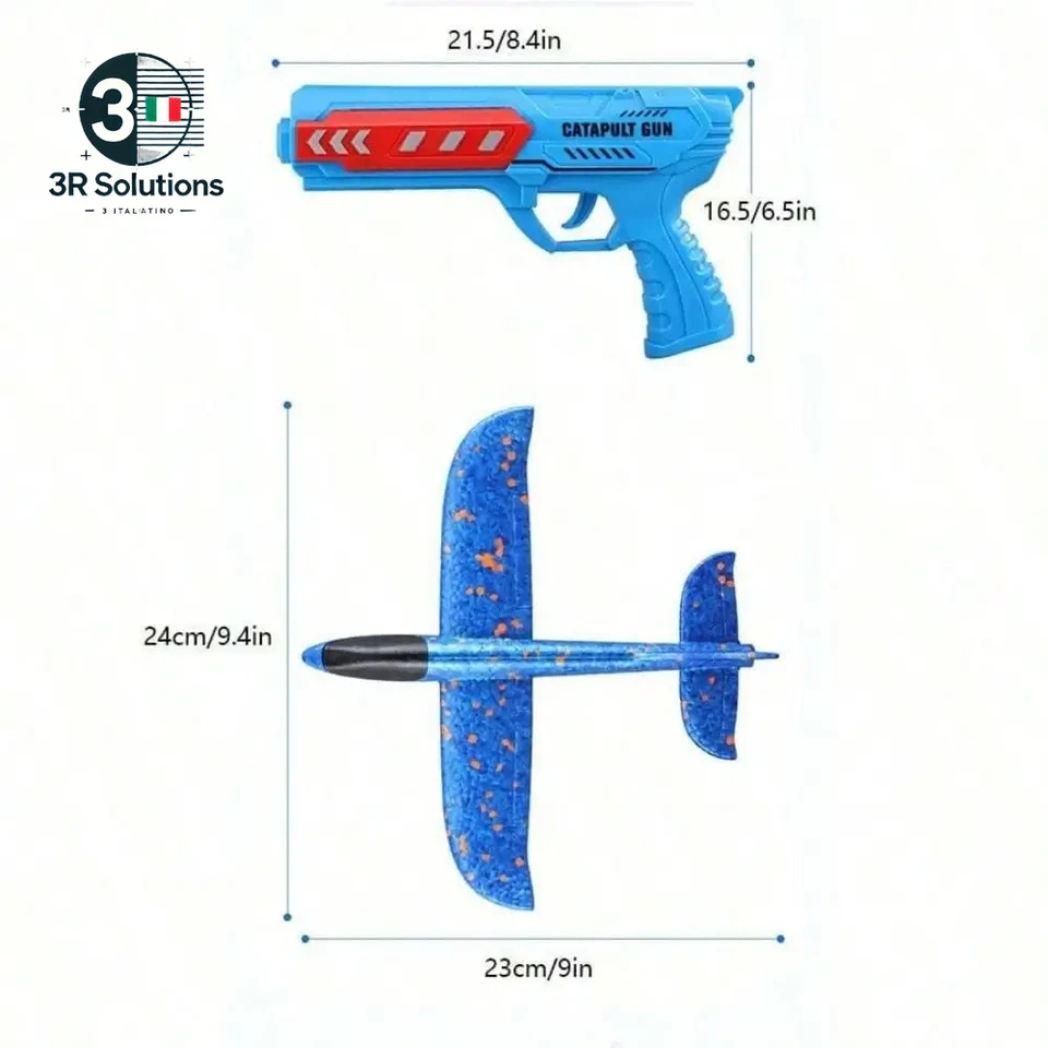 Giocattoli per Aerei Di Espulsione per Bambini Aliante per Aerei in Schiuma Gioc - Immagine 4 di 4