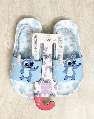 Disney Lilo & Stitch Girls Sandals Slides Back Strap Size 12 Kids *Primark-NEW