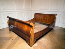 An Antique Style King Size Sleigh Bed Frame ~Delivery Available~
