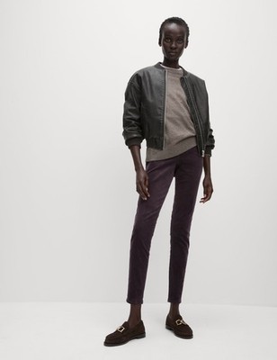 Marks & Spencer Womens Cotton Jeggings in Thunder - M&S