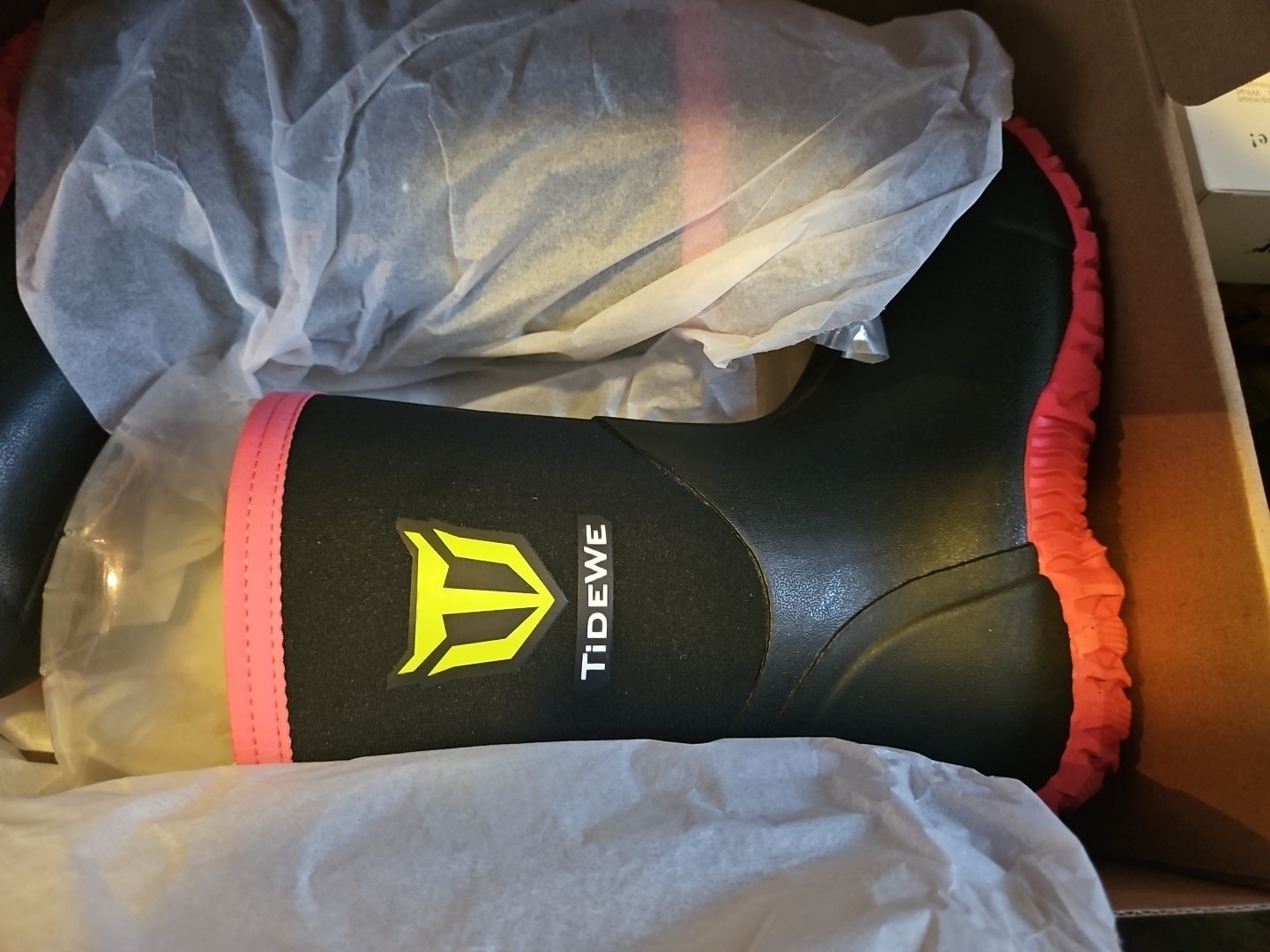 TIDEWE Rubber Boots for Women with Steel Shank,Neoprene Waterproof Insulated