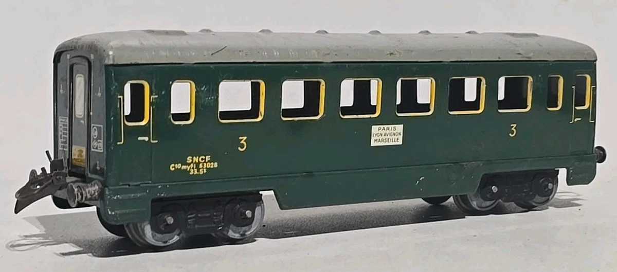 Ancien wagon tôle SNCF Paris Lyon Avignon Marseille Hornby cl2   Modélisme