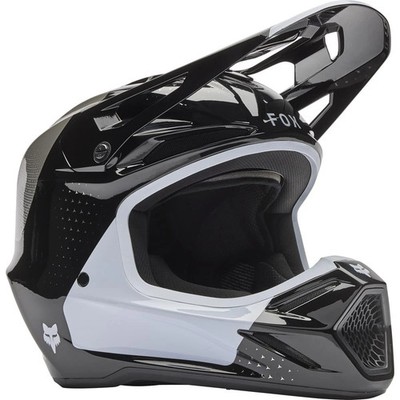 Fox Motocross-Helm V3 Tine - Schwarz