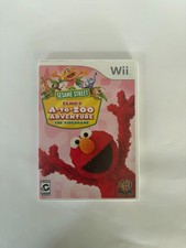 Sesame Street Elmo's A-to-Zoo Adventure Nintendo Wii, 2010 Tested with Manual