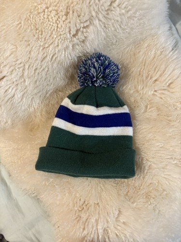 Seattle Seahawks Hat Cap Beanie Toque Blue Green NFL Football Cuffed Mens 47 - Picture 3 of 5