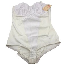 Vintage Empire Intimate White Body Shaper Size 44C Style 1989 NWT Lingerie NOS