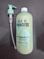 Isle Of Paradise Self Tanning Butter Hello Golden Glow 16.9 Fl Oz New + Pump