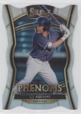 2020 Panini Select Phenoms Die-Cut Holo Prizm CJ Abrams #PH-23 9ad