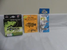 Power Pro Microfilament Fishing Line 20lb Test, 300 yds. moss green + Hooks