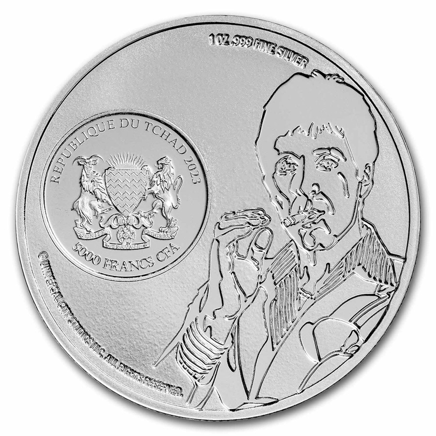 2023 Chad 1 oz Silver 5000 Francs Scarface 40th Anniversary Coin