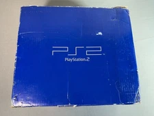 Sony PlayStation 2 PS2 Black Game System Complete Mint