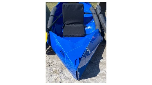 Foldable Kayak 10ft long, 28lbs, 250 cap seat not included -Blue