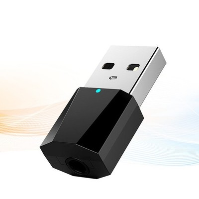  Mini-USB-Empfänger Stereo-Sound-Audio-Empfänger mit Audiokabel für Home Office