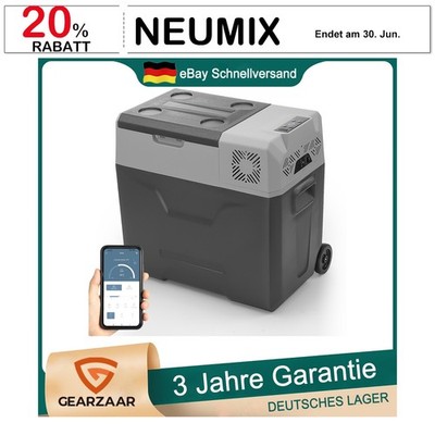 50L Kompressor Kühlbox Kühlschrank Tragbar -20 Grad Leise & robust APP Eco-Mode
