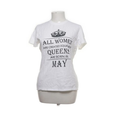 Hanes, T-shirt, Größe: S, Weiß, Baumwolle, Print, Damen #cMY