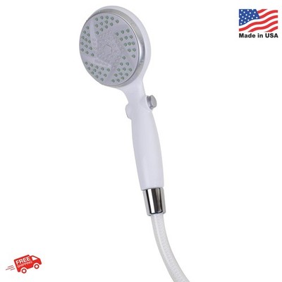 Carex Handheld Shower Head with Extra Long 84'' Flexible Hose and Convenient Paus