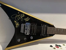 Zakk Wylde Signed Guitar Autographed Ozzy Osborne Black Label Society