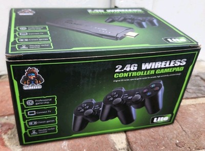 Retro Gaming Console M8 64G Wireless Game Stick, 2000+ Games 4K HDMI Output Plug