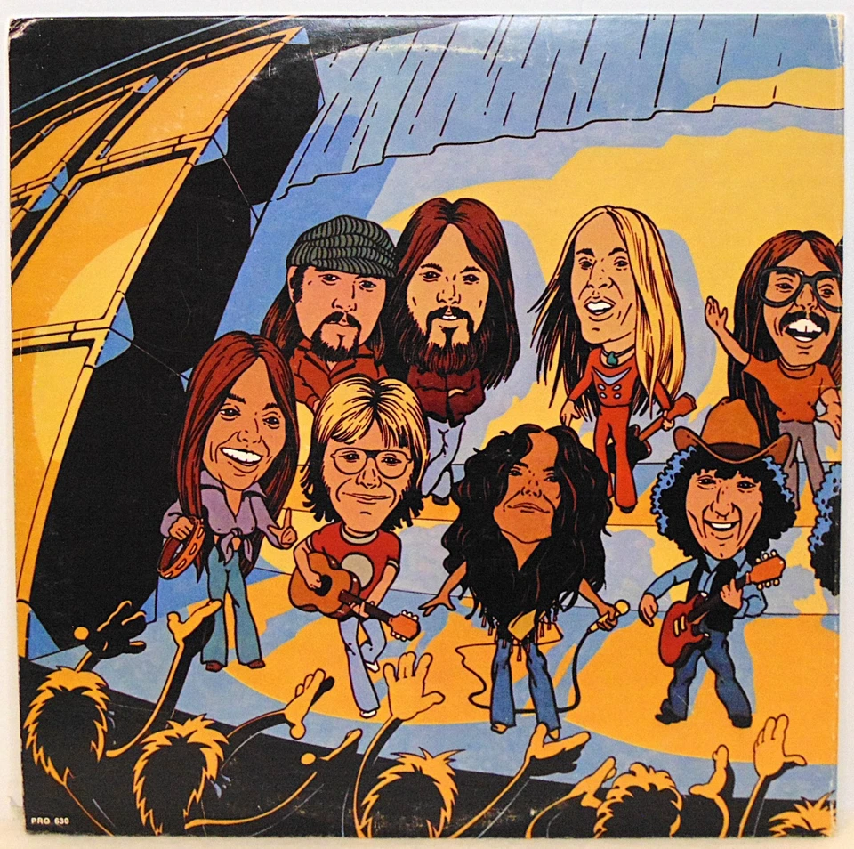 Various – Supergroup - 1976 Warner Bros. Records PRO 630 2x Classic Rock LP EX - Image 2 of 4