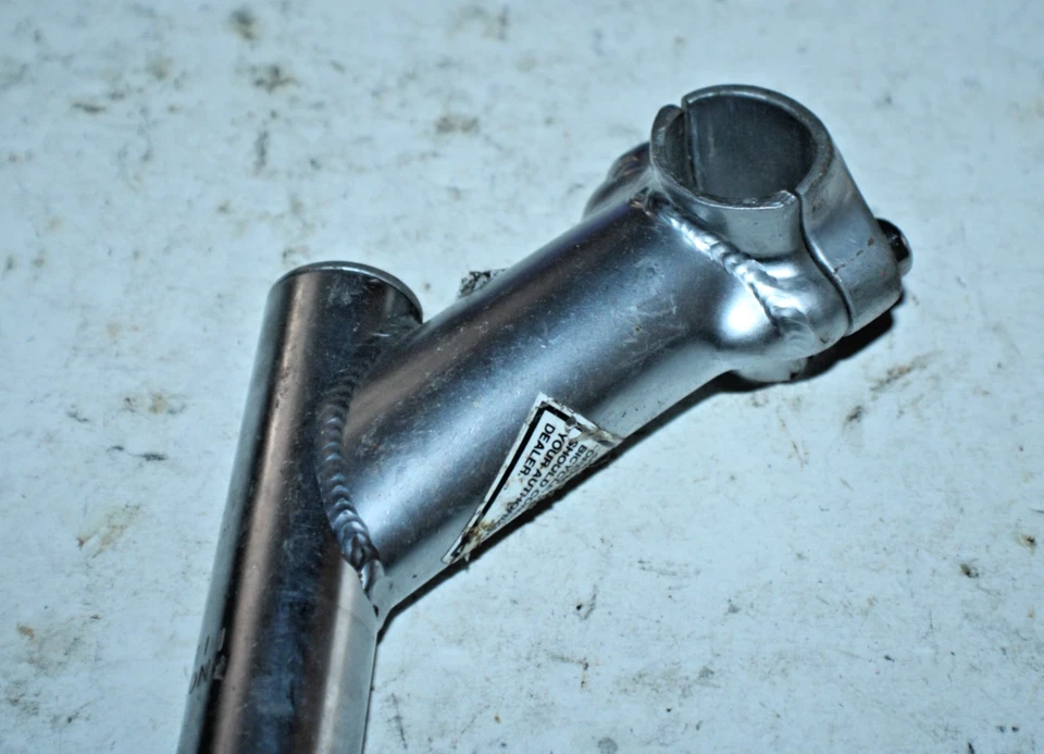 Schwinn 1 1/8" Quill Bike Stem Silver 85mm 45º Rise 25.4mm Steel MTB Hybrid - Image 3 of 4