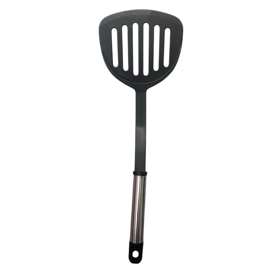 7 Pcs Nylon Cooking Utensil Set Chrome Handle Kitchen Tools Non stick cookware - Image 3 of 4