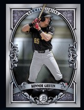 2026 Bowman Chrome Sterling Prospect RC - KONNOR GRIFFIN (Topps Bunt DigitaICard
