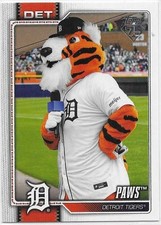 2026 Topps Series 1 Celebration Mascots Paws Detroit Tigers #M-15