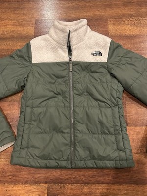 The North Face North Peak Insulated Jacket Womens XS Green Full Zip Pockets