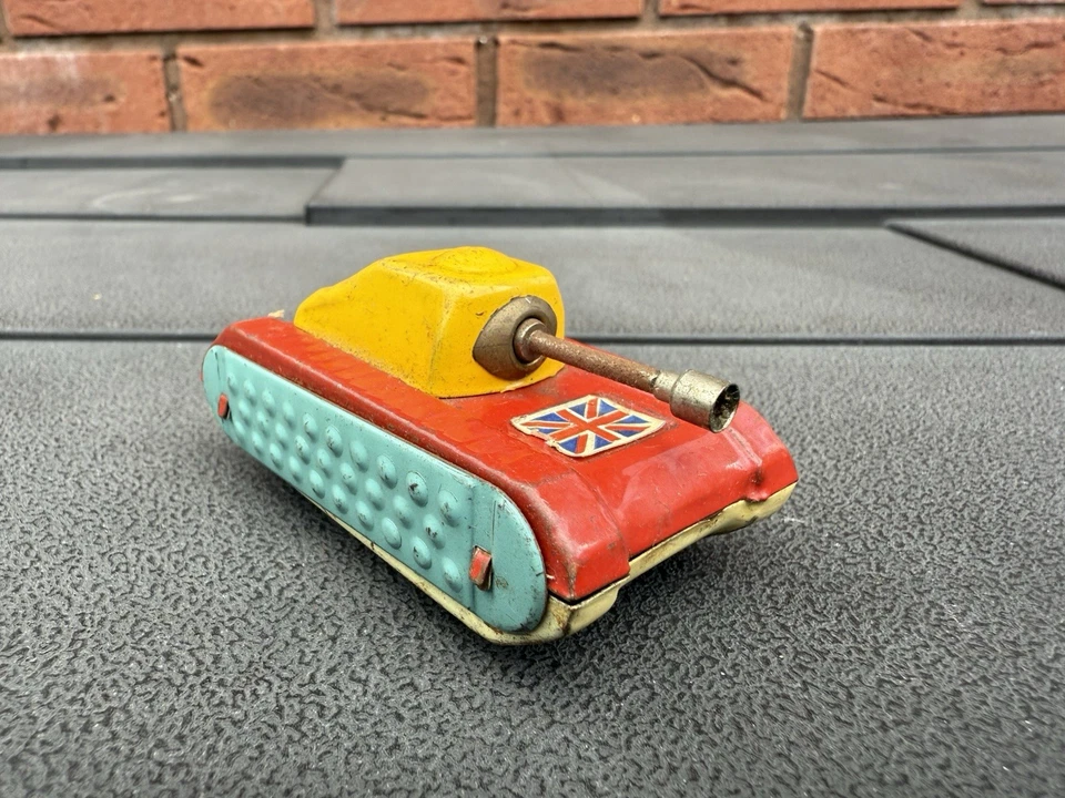 Dibro Tinplate Tank - Very Good Vintage Original Model 1950s - Image 4 of 4