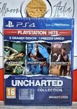 UNCHARTED THE NATHAN DRAKE COLLECTION PS4 3 GIOCHI IN 1 PS HITS ITALIANA NUOVO