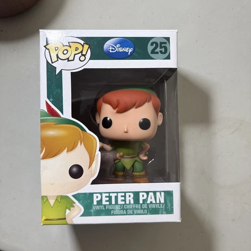 Disney Peter Pan #25 (Vaulted) Disney store logo Box - RARE Series 3 Funko PoP