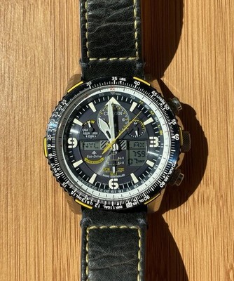Citizen Skyhawk A-T Blue Angels U680-S115701 Atomic Time Pilot