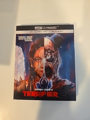 Terrifier 2 - 4K Ultra HD Region Free Blu Ray Slipcover New Sealed Horror