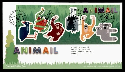 DR WHO 2016 GB FDC ANIMAL S/S M77370