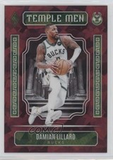 2023-24 Panini Phoenix Temple Men Maroon Ice 263/275 Damian Lillard #5 0n0t