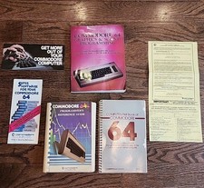 Lot Of 3 Commodore 64 Books,  2 Store Pamphle...