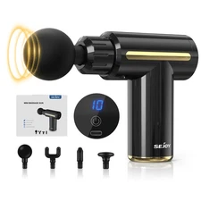 SEJOY 10 Speed Massage Gun Deep Tissue Muscle Percussion Massager Relaxing Body