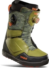 ThirtyTwo Lashed Double BOA Men's Snowboard Boots, Green, M9.5